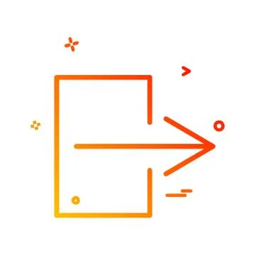 User Interface icon design vector イラスト素材