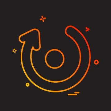 User Interface icon design vector イラスト素材