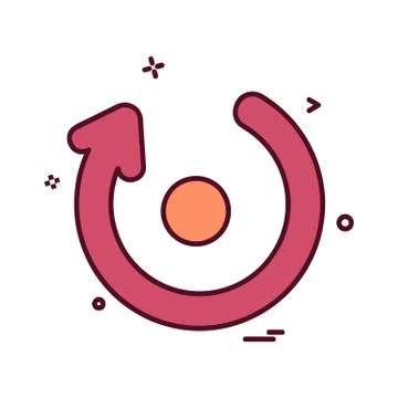 User Interface icon design vector イラスト素材