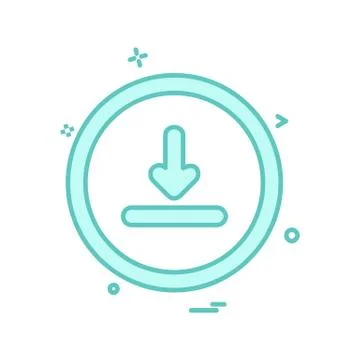 User Interface icon design vector 库存插图
