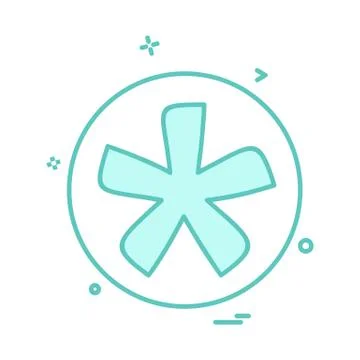 User Interface icon design vector Illustrazione stock