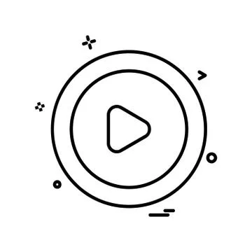 User Interface icon design vector Illustrazione stock