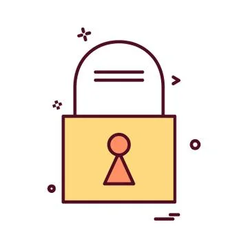 User Interface icon design vector Illustrazione stock