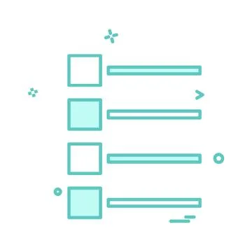 User Interface icon design vector Stock Illustration