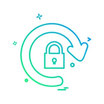 User Interface icon design vector Illustrazione stock