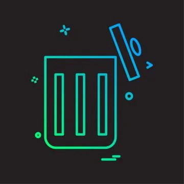 User Interface icon design vector イラスト素材