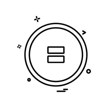 User Interface icon design vector イラスト素材