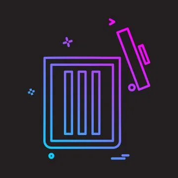 User Interface icon design vector Stock Illustration