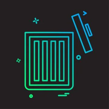 User Interface icon design vector 库存插图