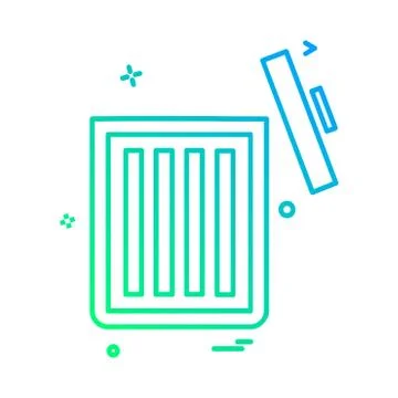 User Interface icon design vector Illustrazione stock