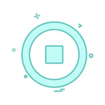 User Interface icon design vector イラスト素材