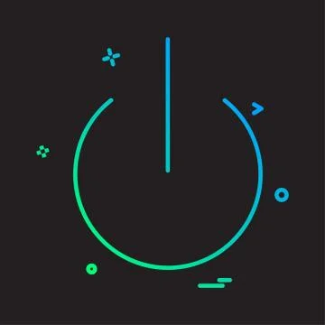 User Interface icon design vector Illustrazione stock