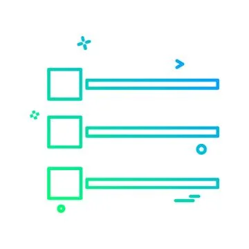 User Interface icon design vector Stock Illustration