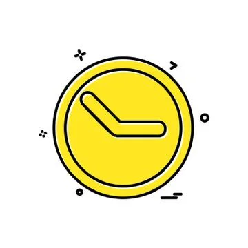 User Interface icon design vector イラスト素材