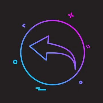 User Interface icon design vector 스톡 일러스트