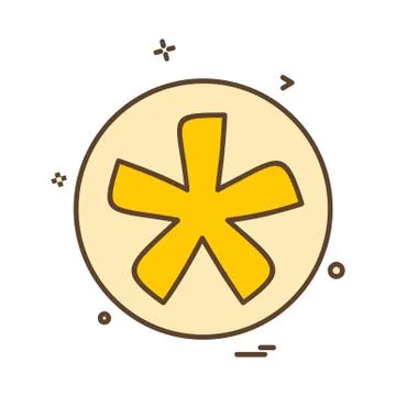 User Interface icon design vector Illustrazione stock