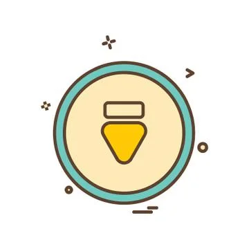 User Interface icon design vector Stock Illustration