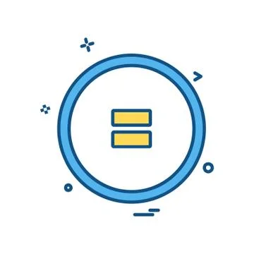 User Interface icon design vector イラスト素材