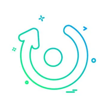 User Interface icon design vector Illustrazione stock