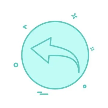 User Interface icon design vector Illustrazione stock