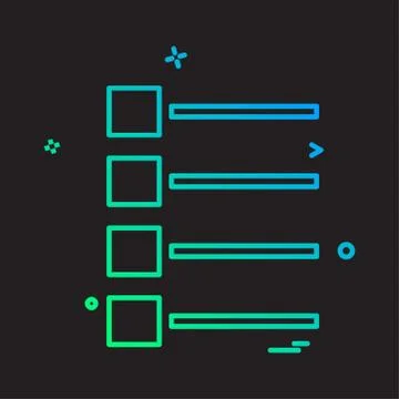 User Interface icon design vector Stock Illustration