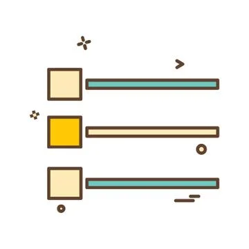 User Interface icon design vector イラスト素材