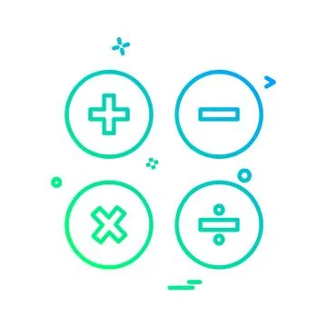 User Interface icon design vector 스톡 일러스트