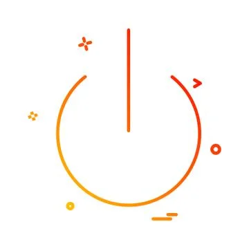 User Interface icon design vector 스톡 일러스트