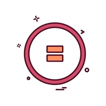 User Interface icon design vector Illustrazione stock