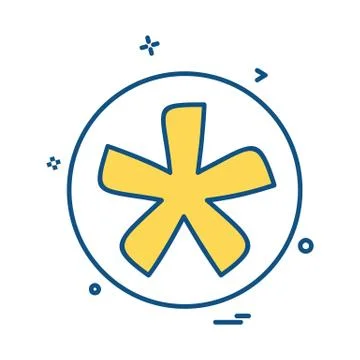 User Interface icon design vector 스톡 일러스트