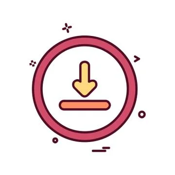 User Interface icon design vector イラスト素材
