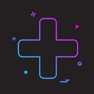 User Interface icon design vector Illustrazione stock