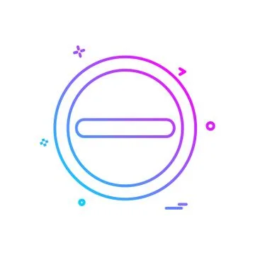 User Interface icon design vector Illustrazione stock