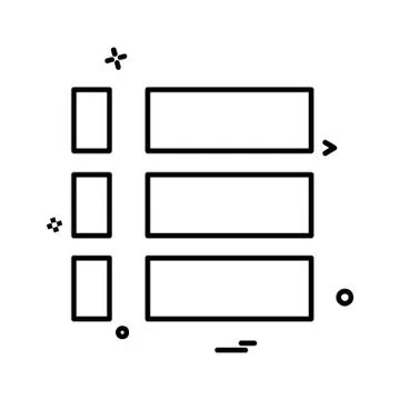 User Interface icon design vector イラスト素材