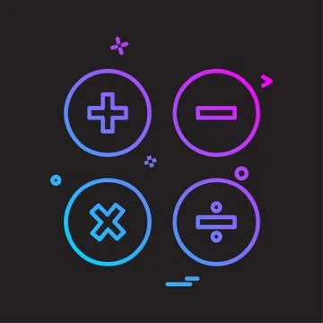 User Interface icon design vector Illustrazione stock