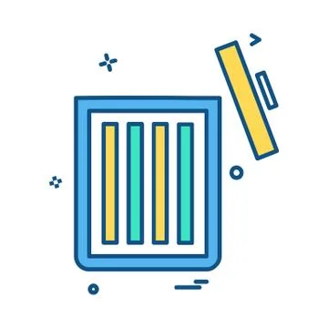 User Interface icon design vector 스톡 일러스트