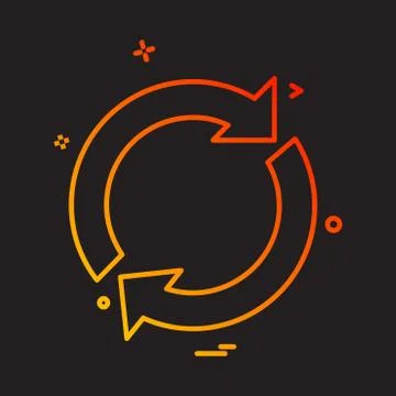 User Interface icon design vector 库存插图