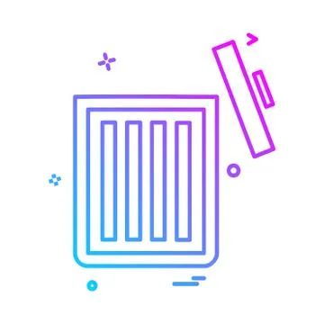 User Interface icon design vector Illustrazione stock