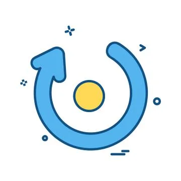 User Interface icon design vector Illustrazione stock