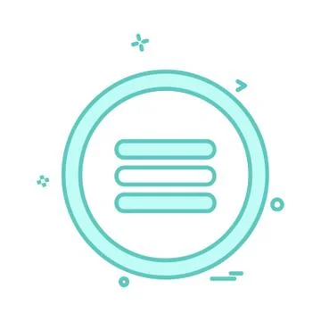 User Interface icon design vector 스톡 일러스트