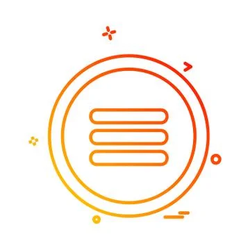 User Interface icon design vector Stock Illustration