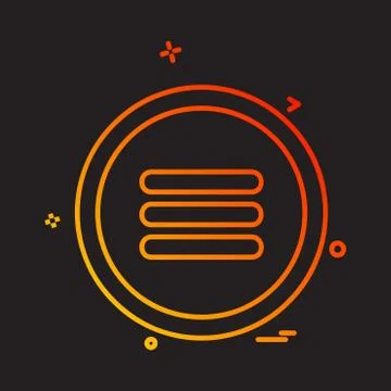 User Interface icon design vector Stock Illustration