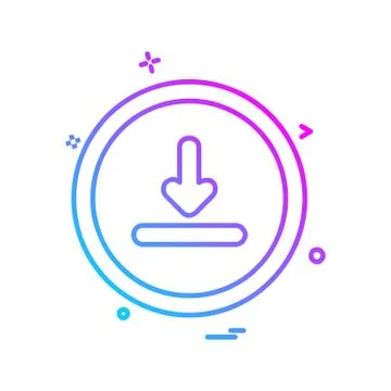 User Interface icon design vector イラスト素材