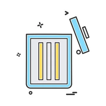 User Interface icon design vector 库存插图