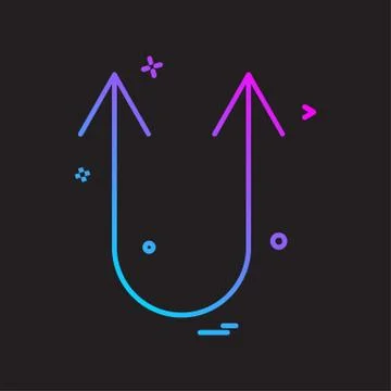 User Interface icon design vector イラスト素材