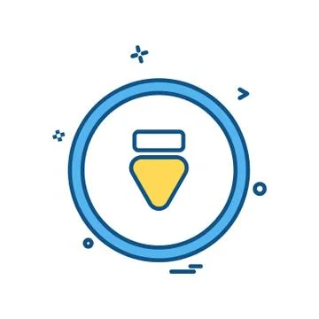 User Interface icon design vector イラスト素材