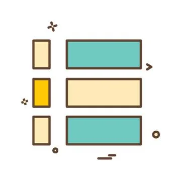 User Interface icon design vector イラスト素材