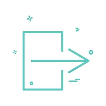 User Interface icon design vector 库存插图