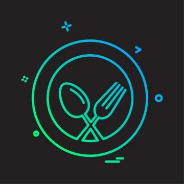 User Interface icon design vector イラスト素材