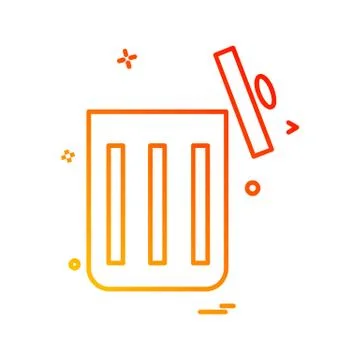 User Interface icon design vector 스톡 일러스트